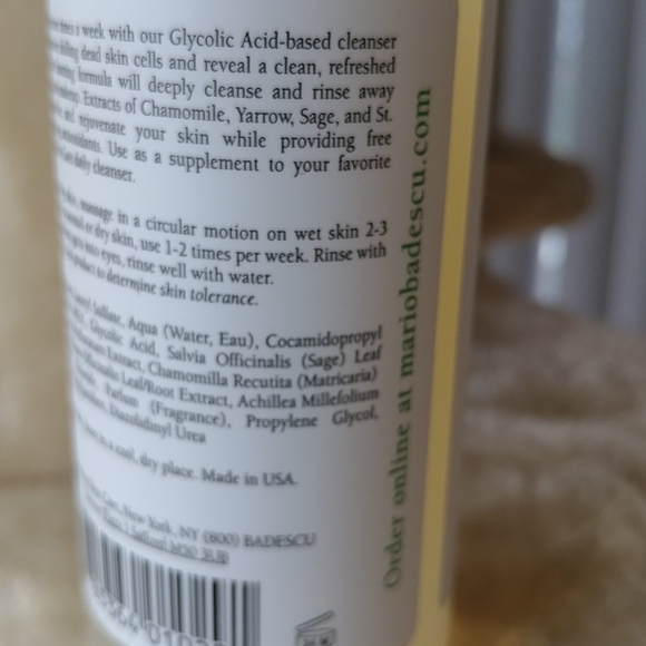 MARIO BEDESCU GLYCOLIC CLEANSER - Picture 5 of 5